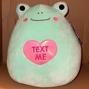 Squishmallow 12” batatelli Frog Heart Valentine’s Day plush new